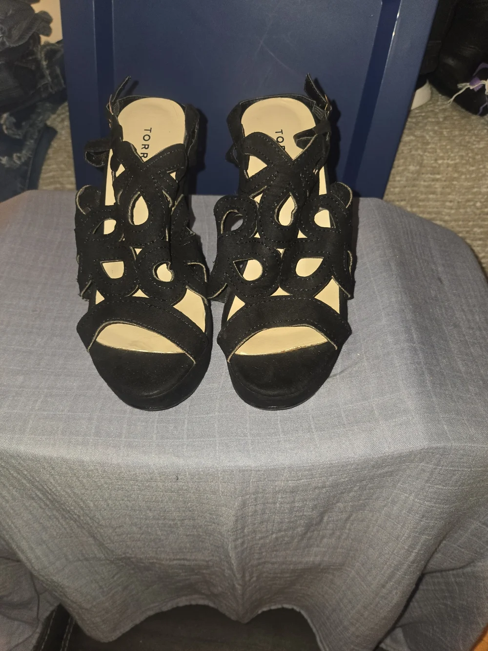 torrid black suede